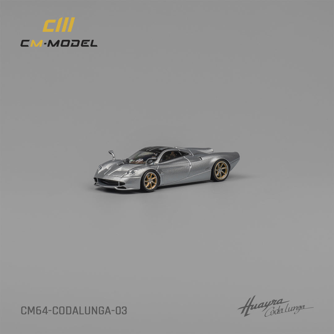 [CM MODEL] 1:64 Pagani Codalunga Metallic Silver