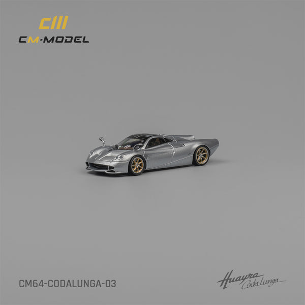 [CM MODEL] 1:64 Pagani Codalunga Metallic Silver