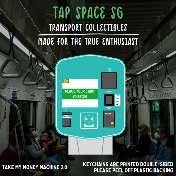 Top-Up Machine 2.0 MRT Icons Keychain