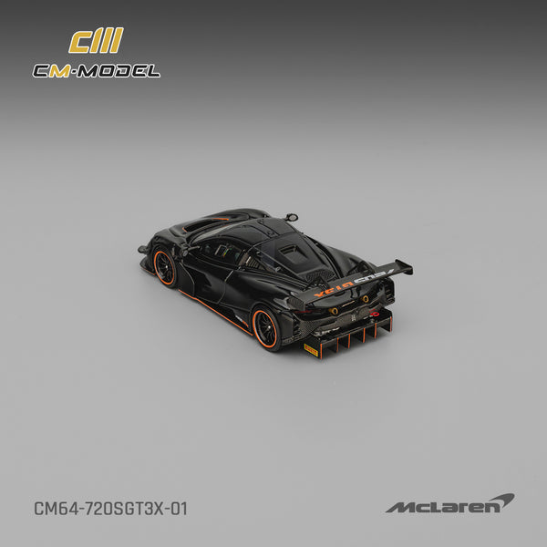 [CM MODEL] 1:64 Mclaren 720SGT3X Black