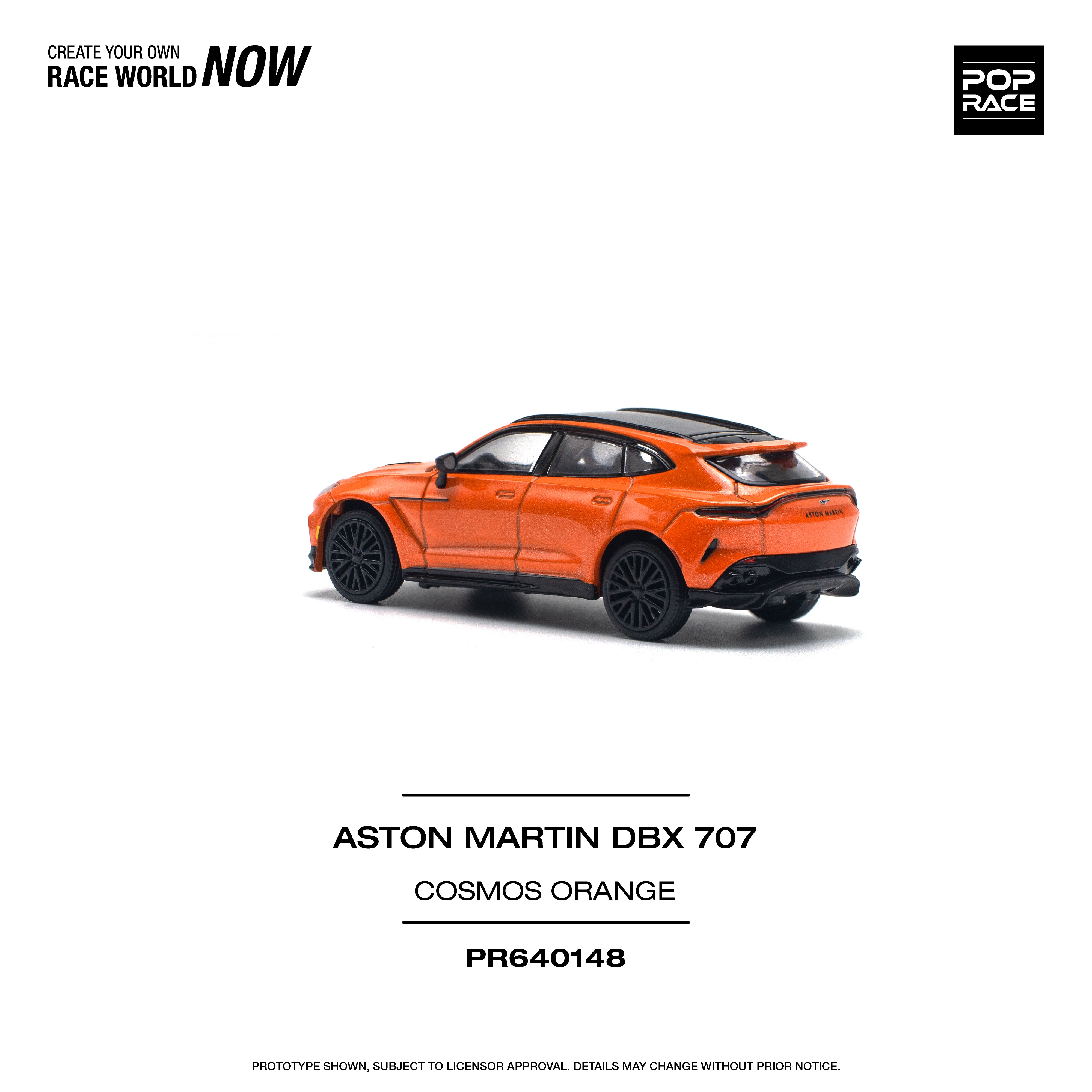 [POP RACE] 1/64 Aston Martin DBX 707 - Cosmos Orange