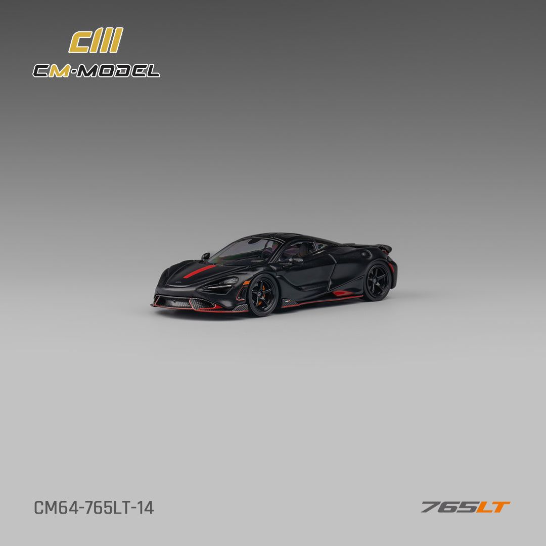 [CM MODEL] 1:64 Mclaren 765LT Matt Black