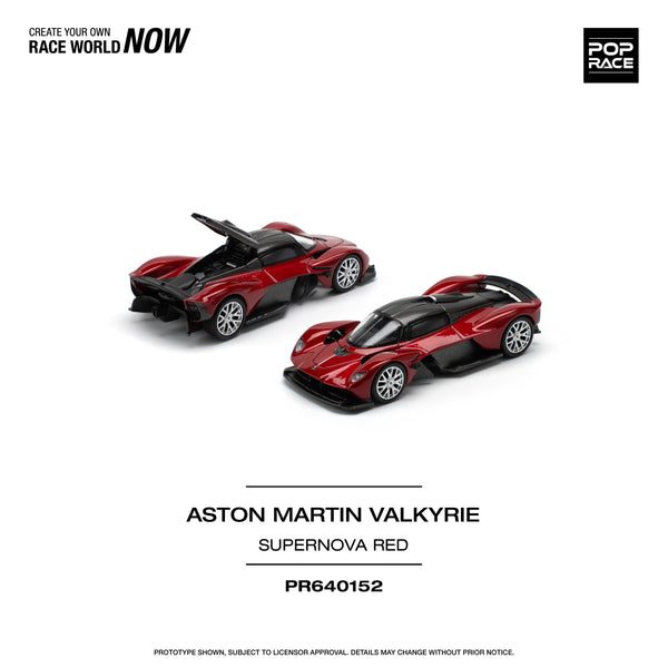 [POP RACE] 1:64 Aston Martin Valkyrie Supernova Red