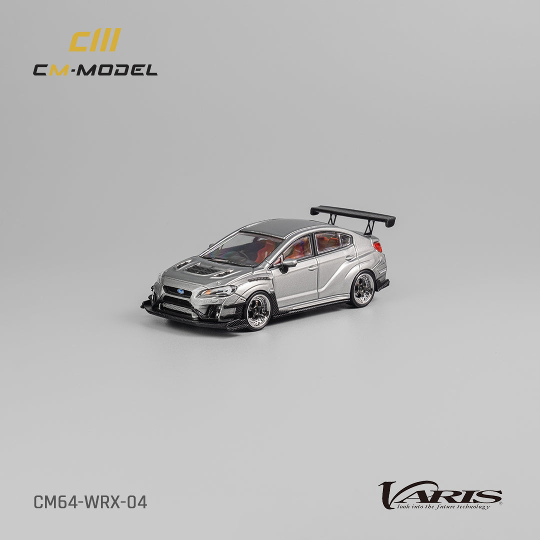CM 1/64 Subaru Varis Widebody 2.0 WRX Silver