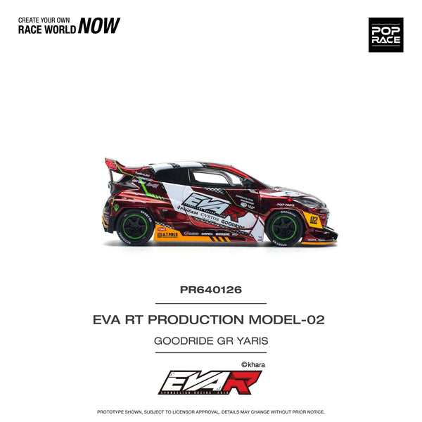 [POP RACE] 1:64 Eva RT Production Model-02 Goodride GR Yaris