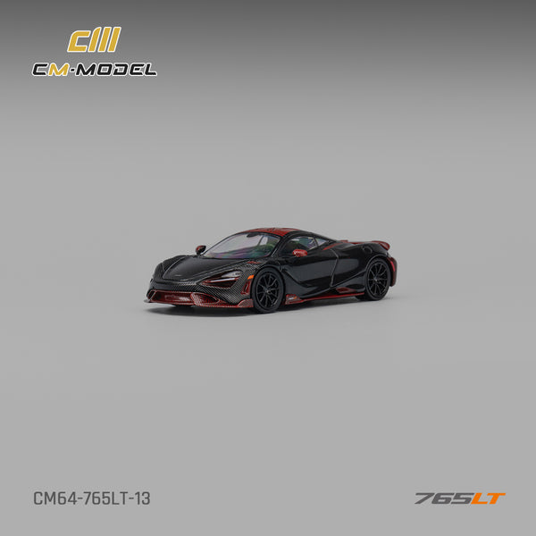 [CM MODEL] 1:64 Mclaren 765LT Full Carbon Red
