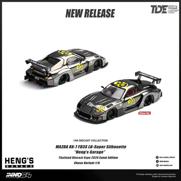 [INNO64] Mazda RX-7 (FD3S) LB-Super Silhouette “Heng’s Garage” [Thailand Diecast Expo 2026 Event Edition]
