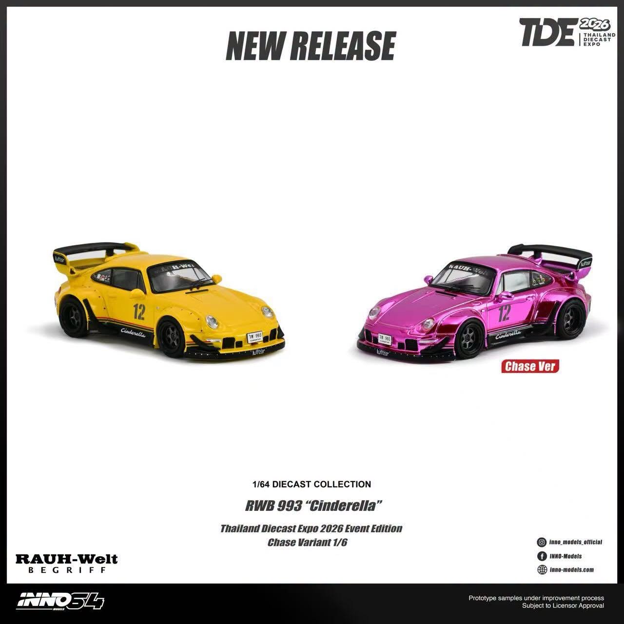 [INNO64] RWB 993 “Cinderella” [Thailand Diecast Expo 2026 Event Edition]