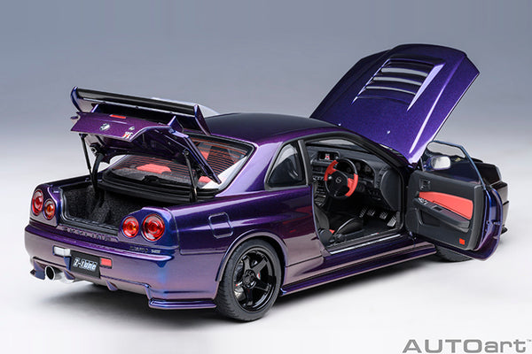 Autoart 1/18 Nismo R34 GT-R Z-Tune Midnight Purple III [77464]