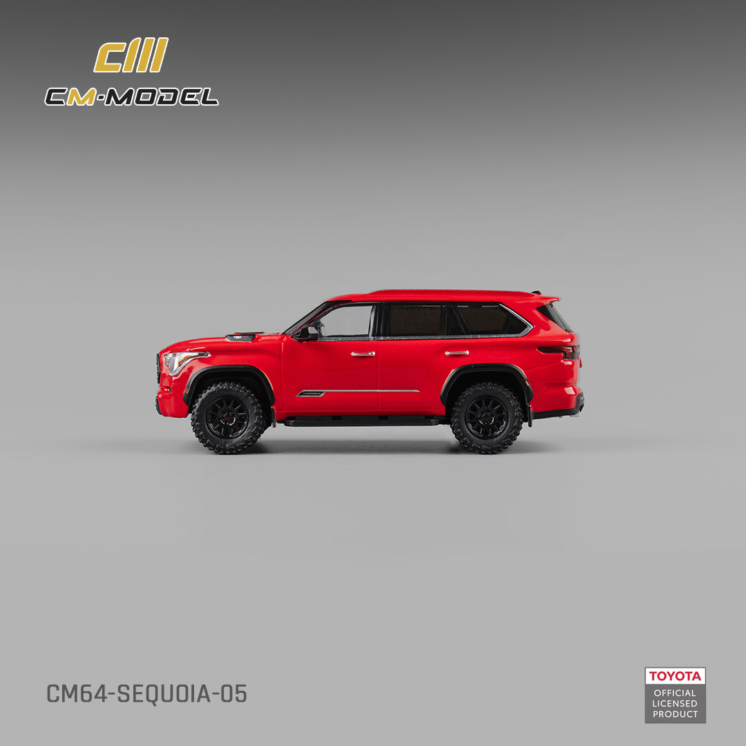 [CM MODEL] 1:64 Toyota Sequoia Red