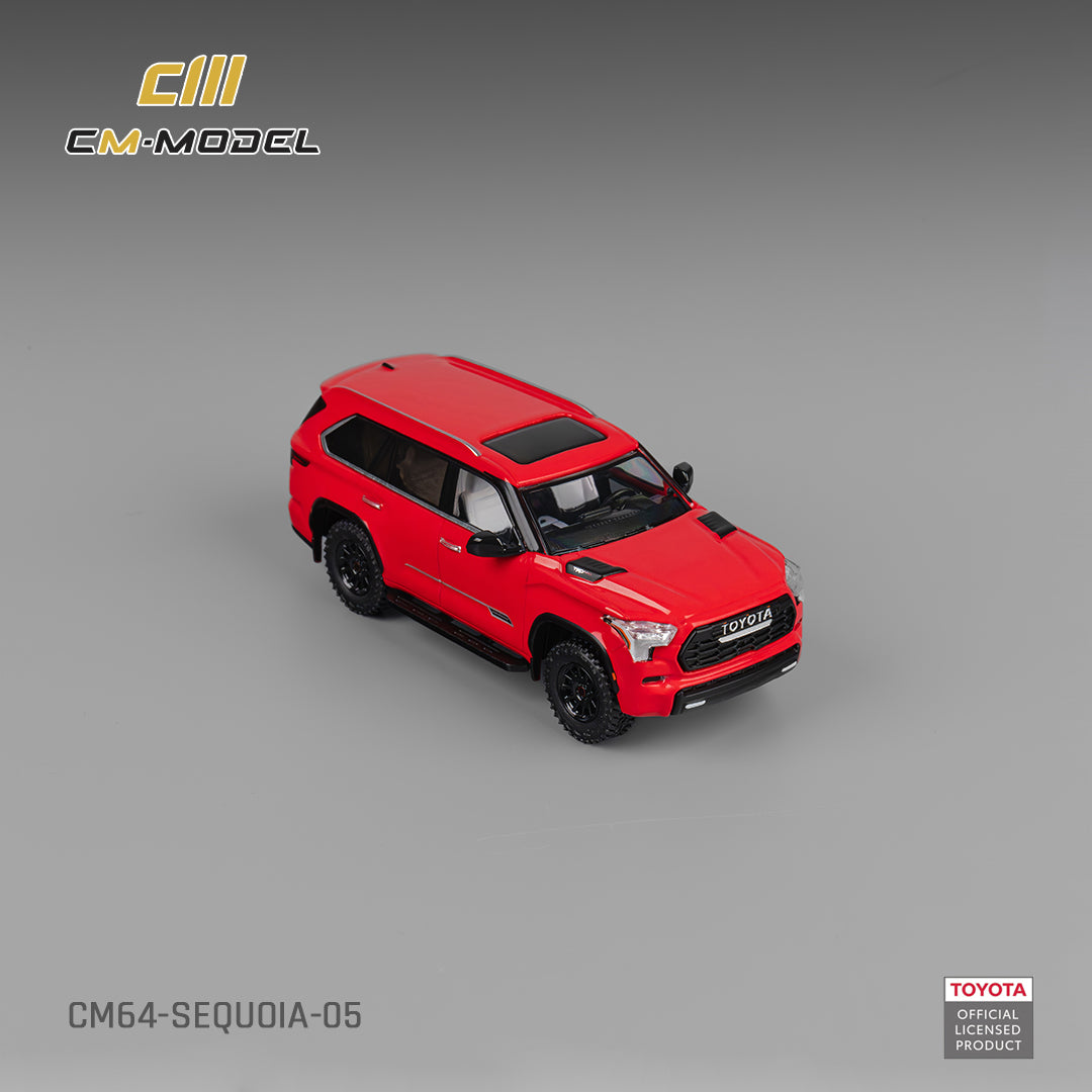 [CM MODEL] 1:64 Toyota Sequoia Red
