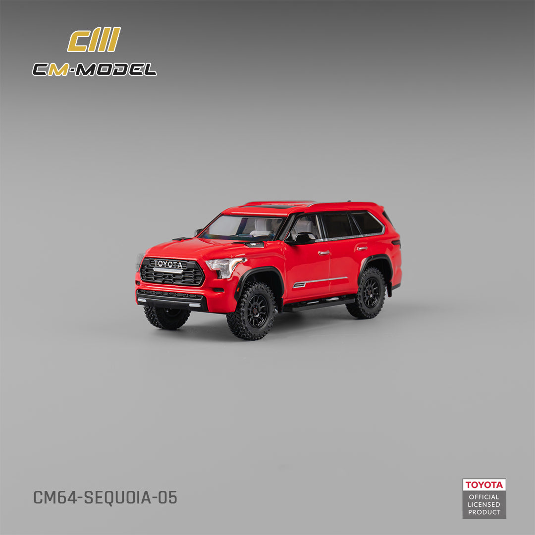 [CM MODEL] 1:64 Toyota Sequoia Red