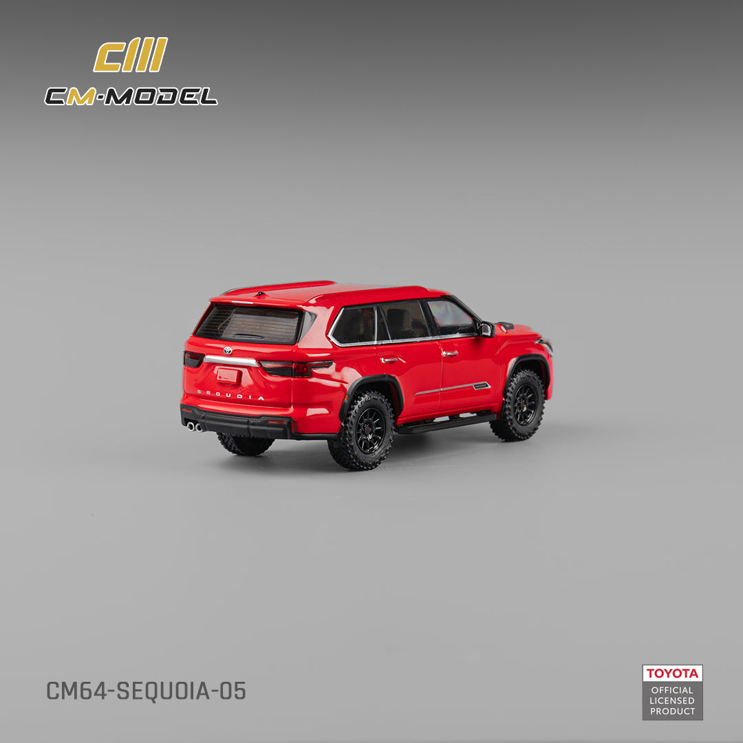 [CM MODEL] 1:64 Toyota Sequoia Red
