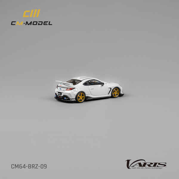 [CM MODEL] 1:64 Subaru BRZ Varis Widebody White