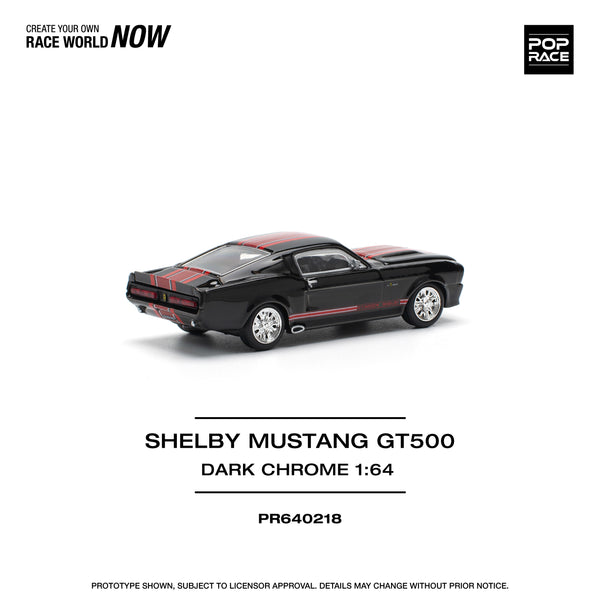 [POP RACE] 1:64 Shelby Mustang GT500 Dark Chrome