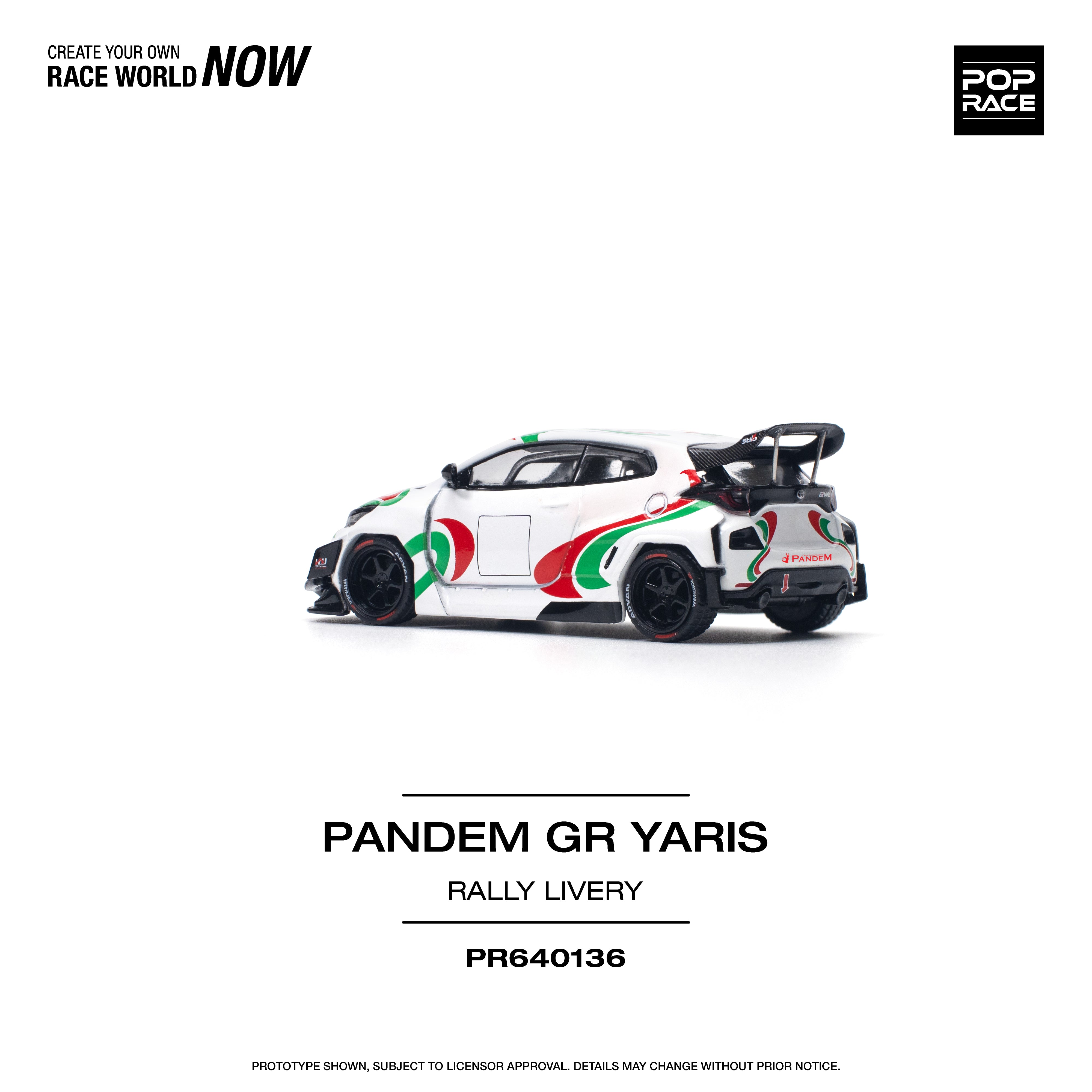 [POP RACE] 1/64 Pandem GR Yaris - Rally Livery