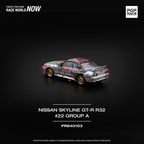 [POP RACE] 1:64 Nissan Skyline GT-R R32 #22 Axia Group A