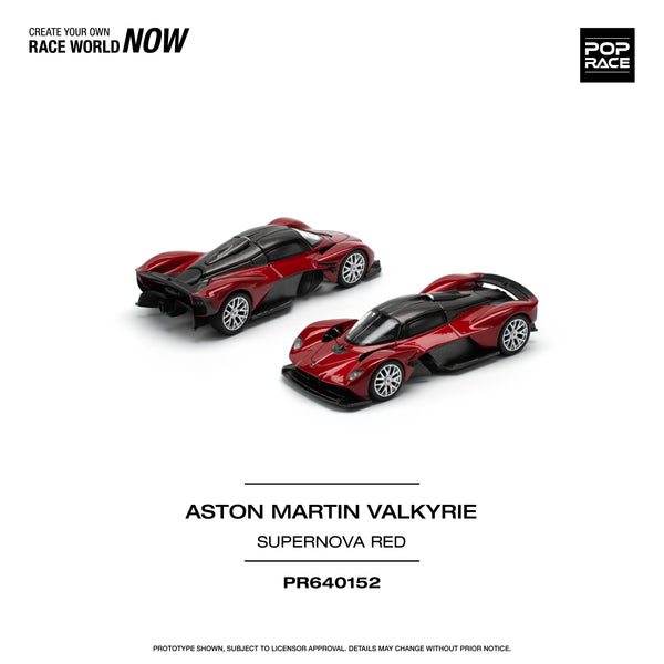 [POP RACE] 1:64 Aston Martin Valkyrie Supernova Red