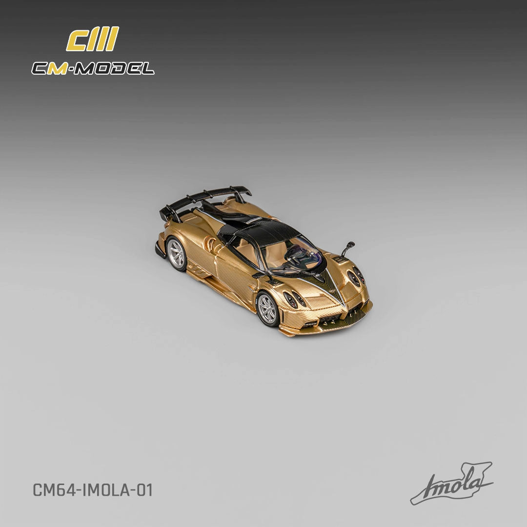 [CM MODEL] 1:64 Pagani Imola Gold Full Carbon