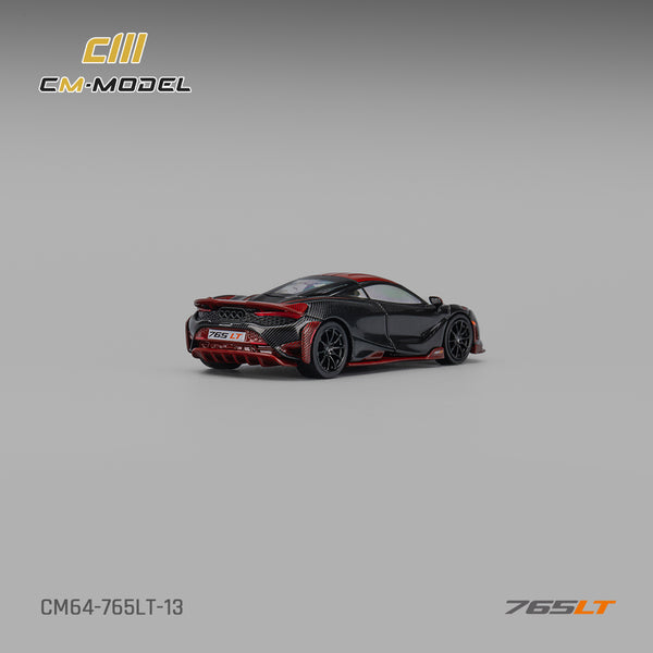 [CM MODEL] 1:64 Mclaren 765LT Full Carbon Red