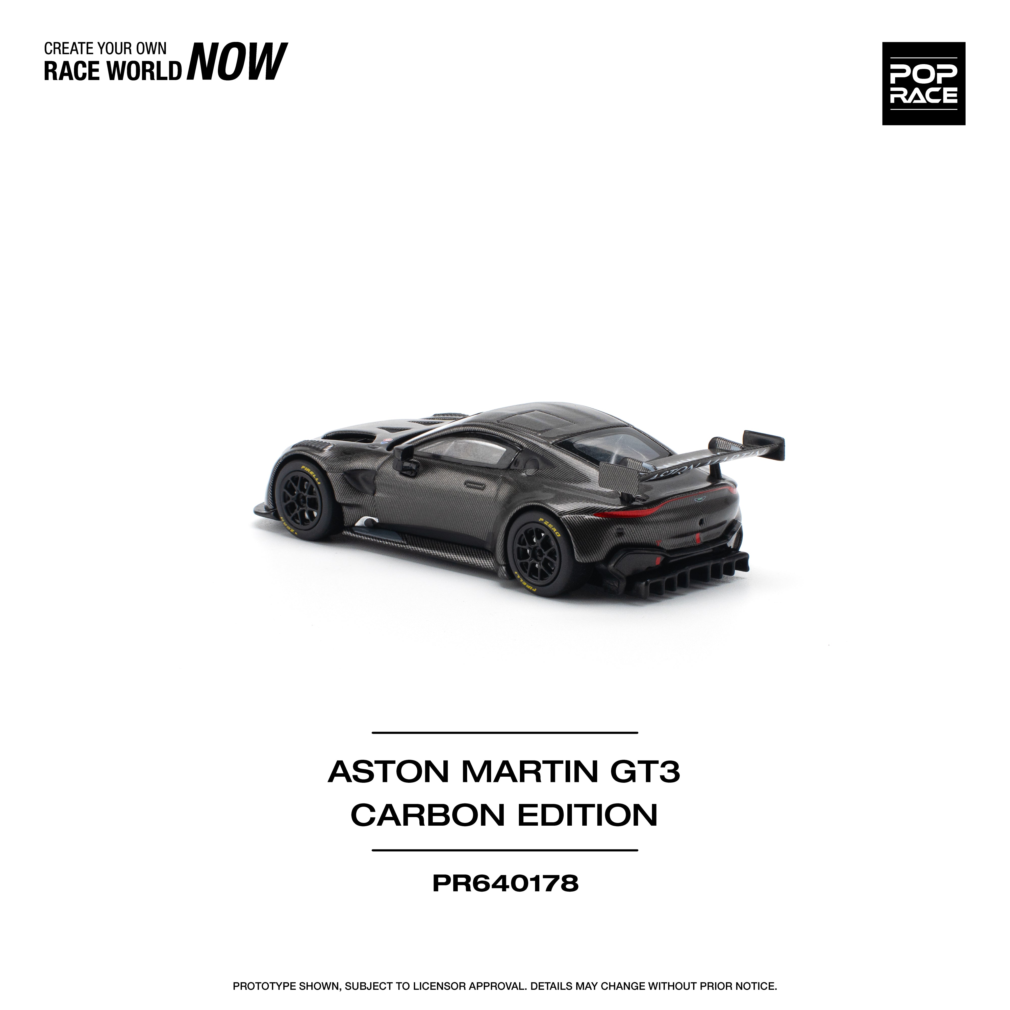 [POP RACE] 1:64 Aston Martin Vantage GT3 Carbon Edition