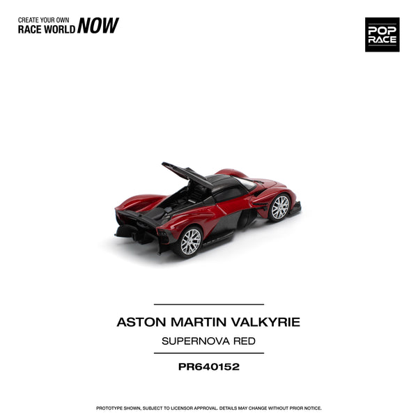 [POP RACE] 1:64 Aston Martin Valkyrie Supernova Red