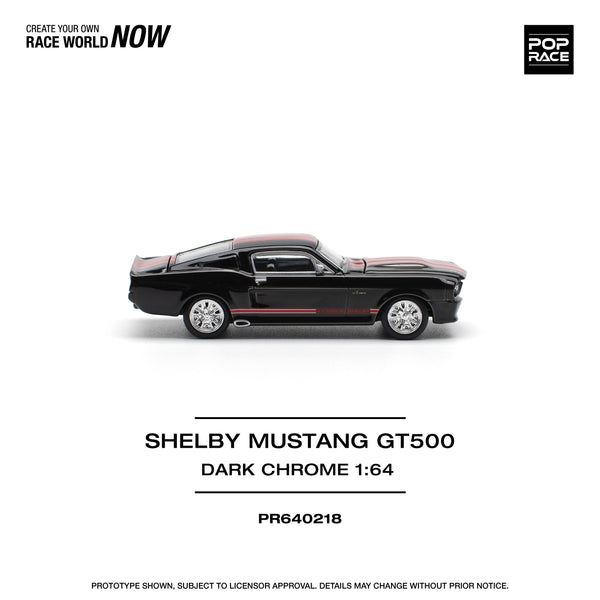 [POP RACE] 1:64 Shelby Mustang GT500 Dark Chrome