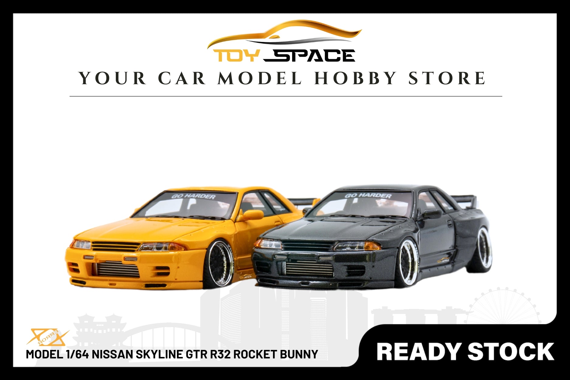 [ERROR 404 MODEL] 1/64 Nissan Skyline GTR R32 Rocket Bunny [Limited 299pcs]