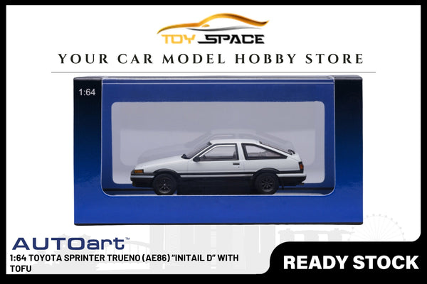 [AUTOART] 1:64 Toyota Sprinter Trueno (AE86) “INITIAL D” With Tofu