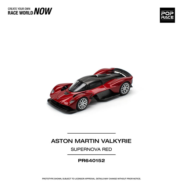 [POP RACE] 1:64 Aston Martin Valkyrie Supernova Red