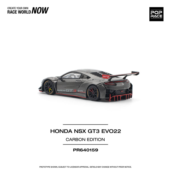 [POP RACE] 1:64 Honda NSX GT3 EVO22 Carbon Edition