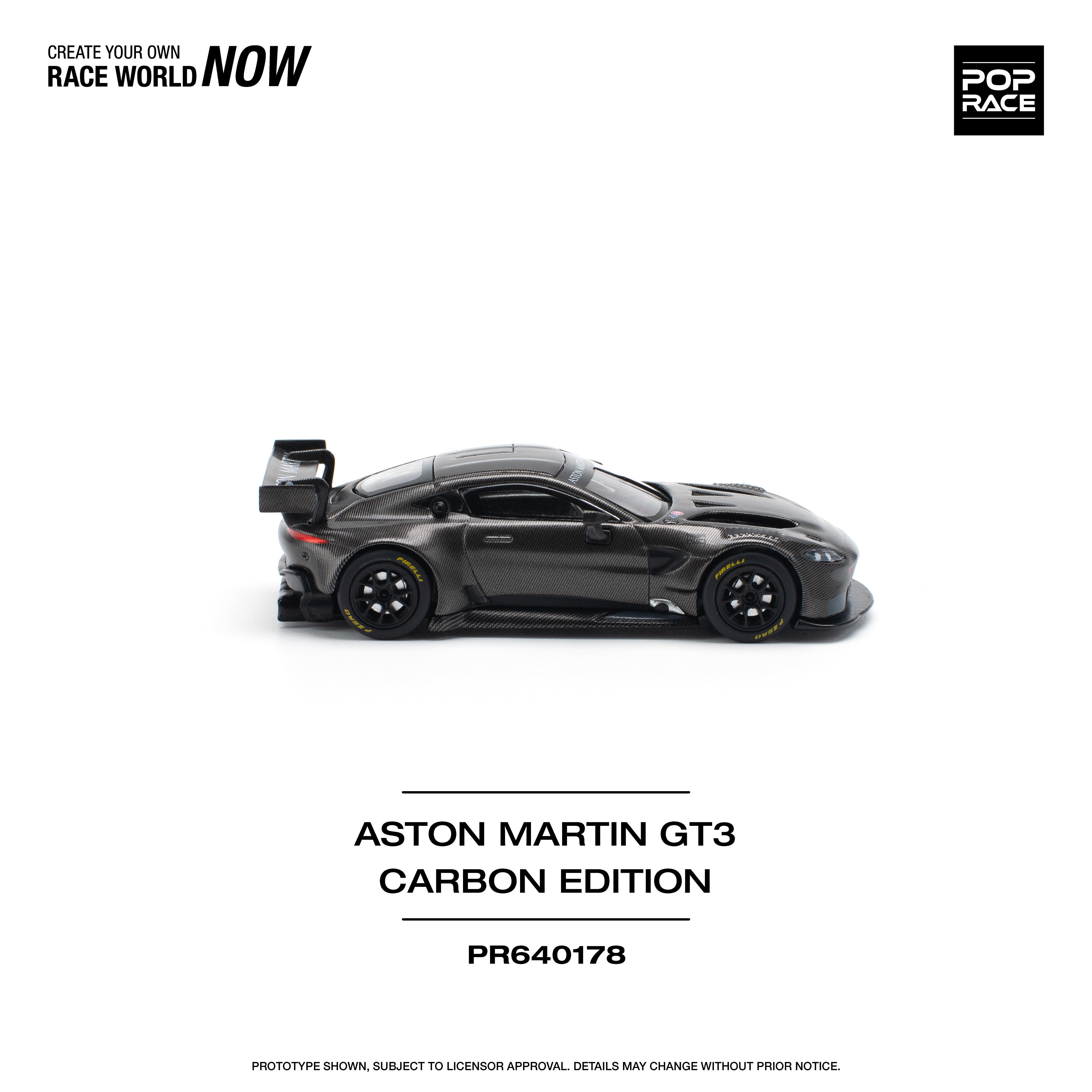 [POP RACE] 1:64 Aston Martin Vantage GT3 Carbon Edition