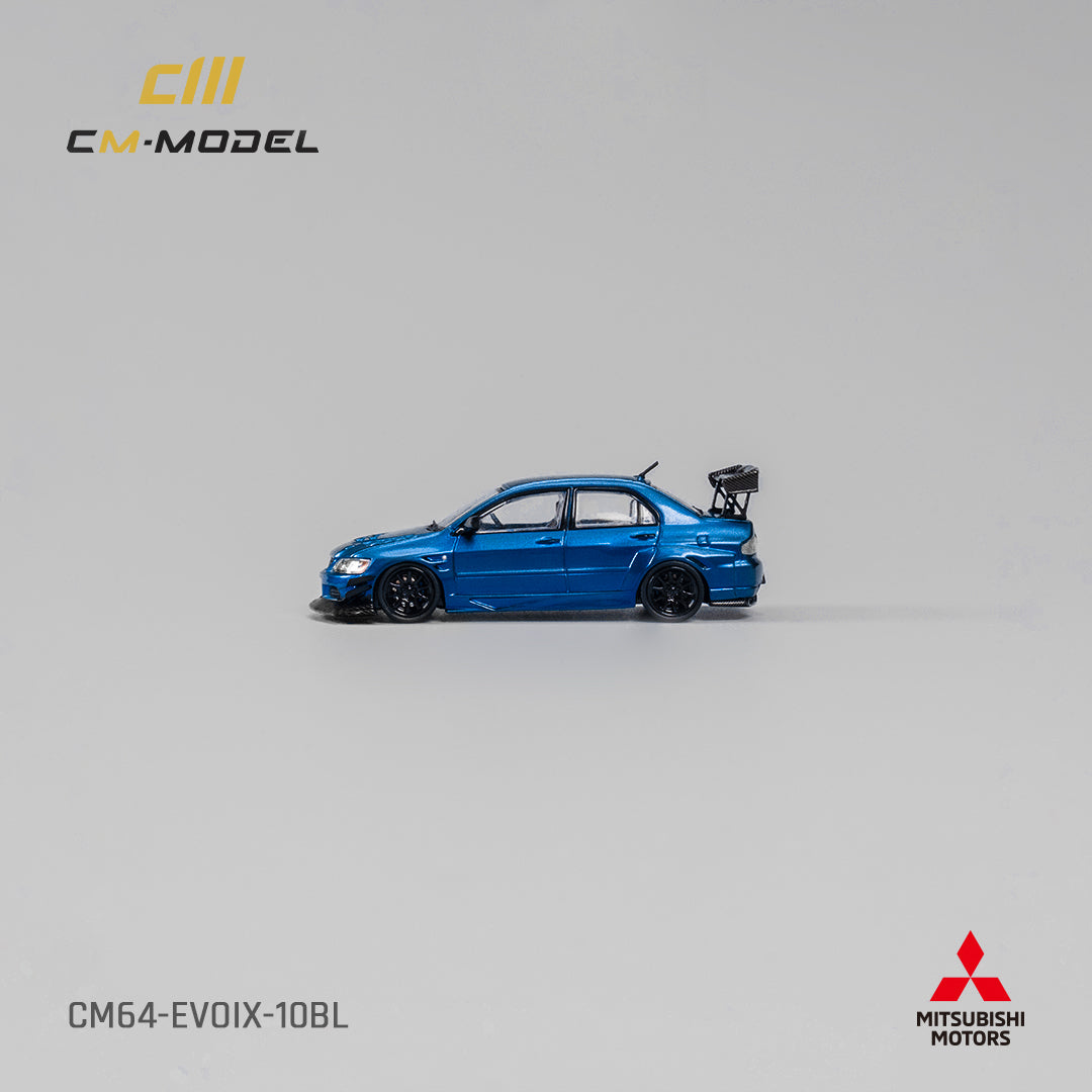 CM 1/64 Mitsubishi Lancer Evo IX Metallic Blue