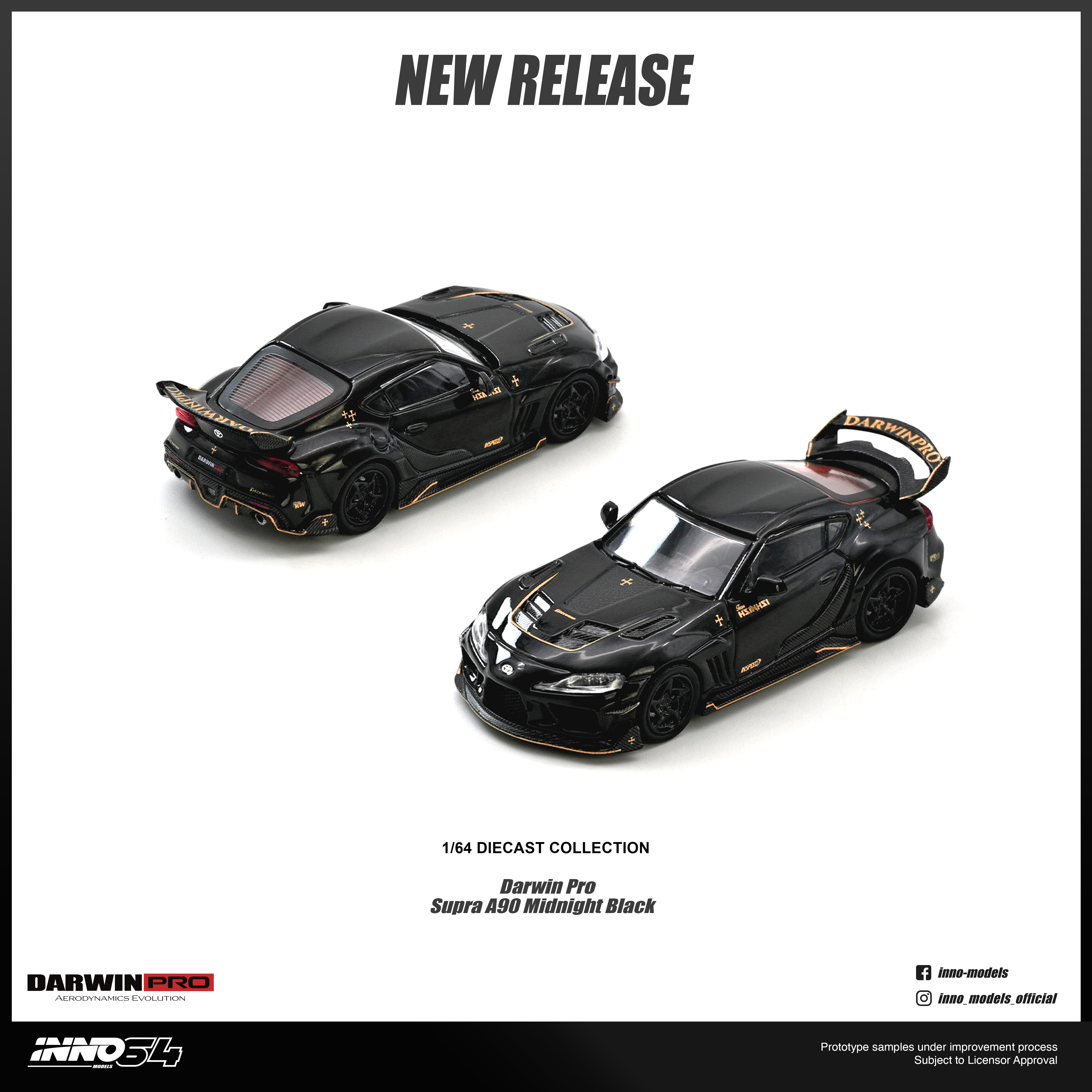 [INNO64] Darwin Pro Supra A90 Gloss Black