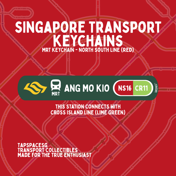 Ang Mo Kio MRT Station Keychain