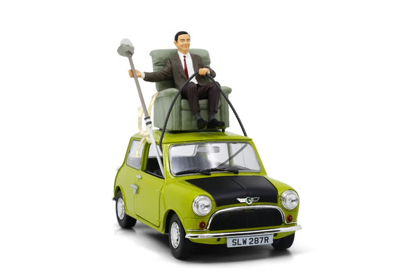 [TINY] 1:18 Mr.Bean Mini Cooper With Figurine and Sofa Set