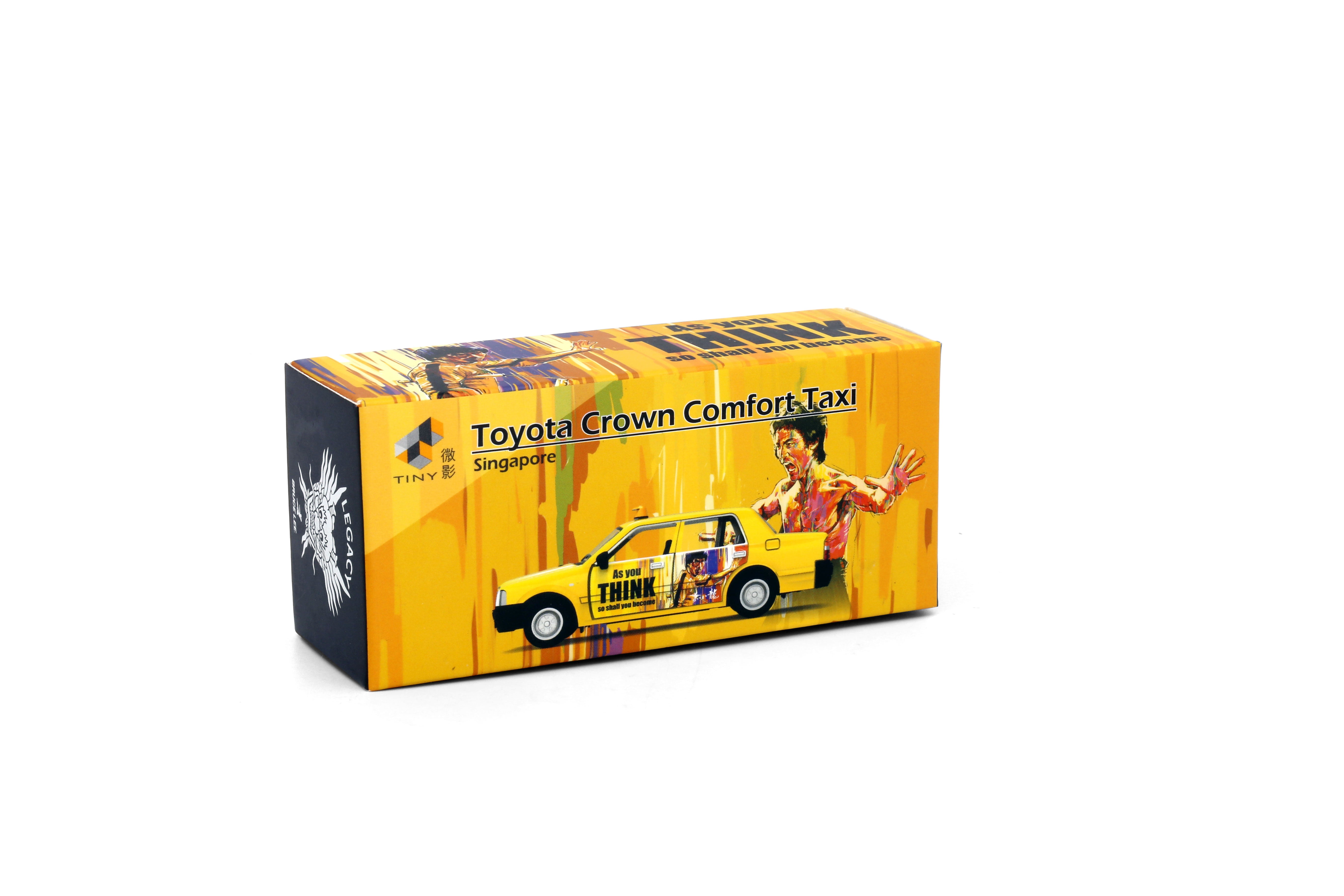 Tiny City SG Diecast - Toyota Crown Comfort Taxi Bruce Lee