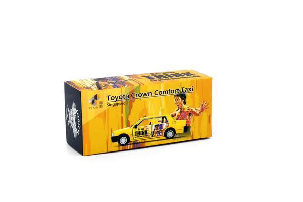 Tiny City SG Diecast - Toyota Crown Comfort Taxi Bruce Lee