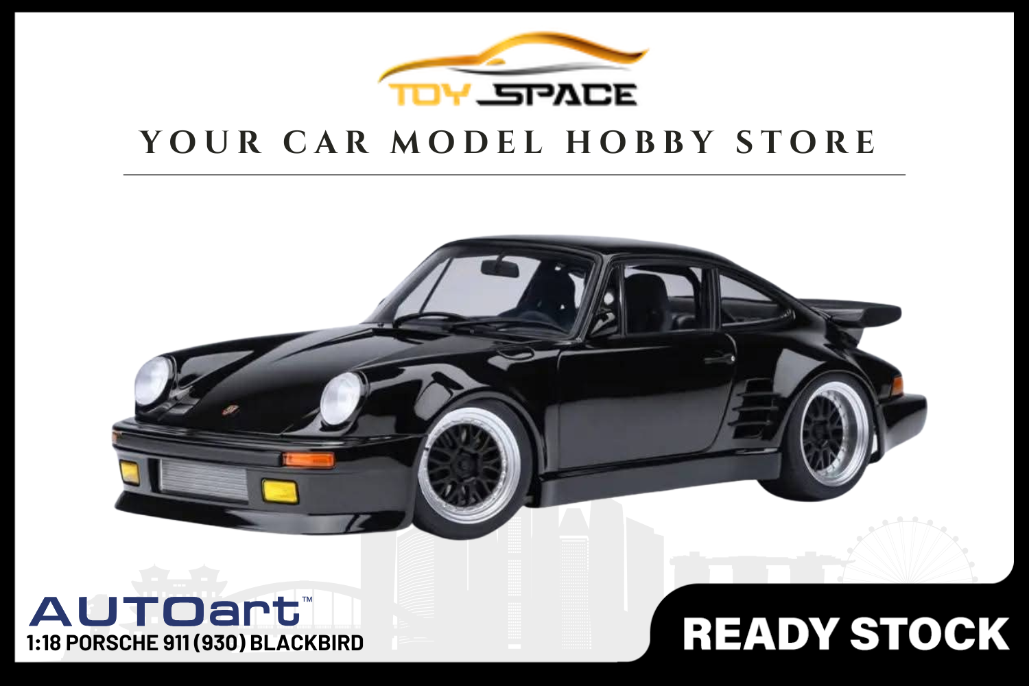 [AUTOART] 1:18 Porsche 911 (930) Blackbird