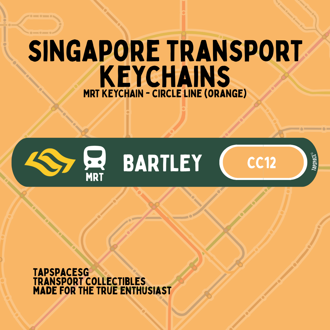 Bartley MRT Station Keychain