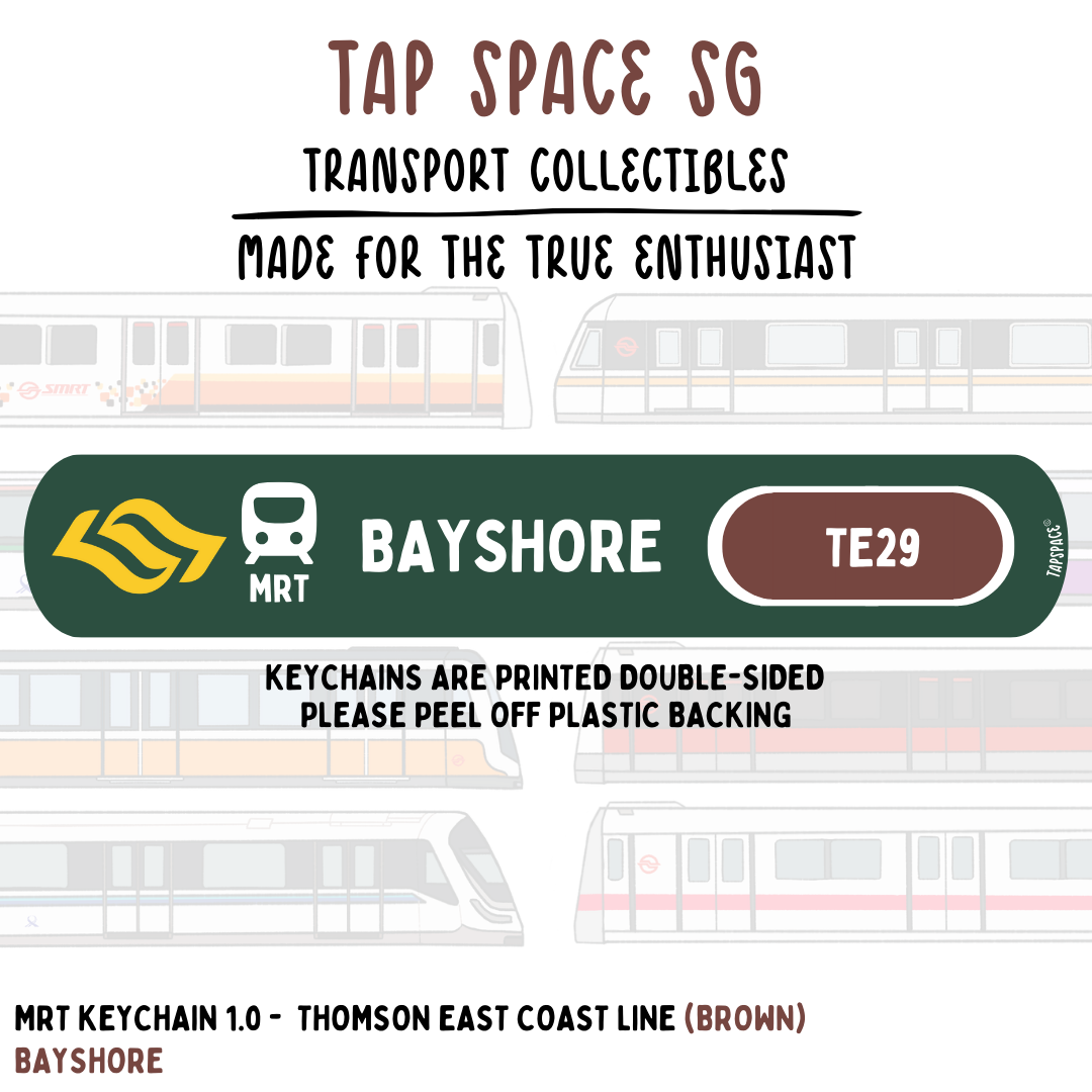 Bayshore MRT Station Keychain