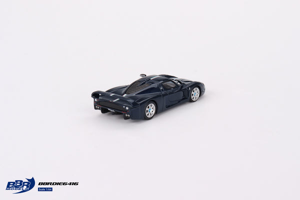 BBR Models 1/64 Maserati MC12 Stradale Blue Metallic w/ Stripe