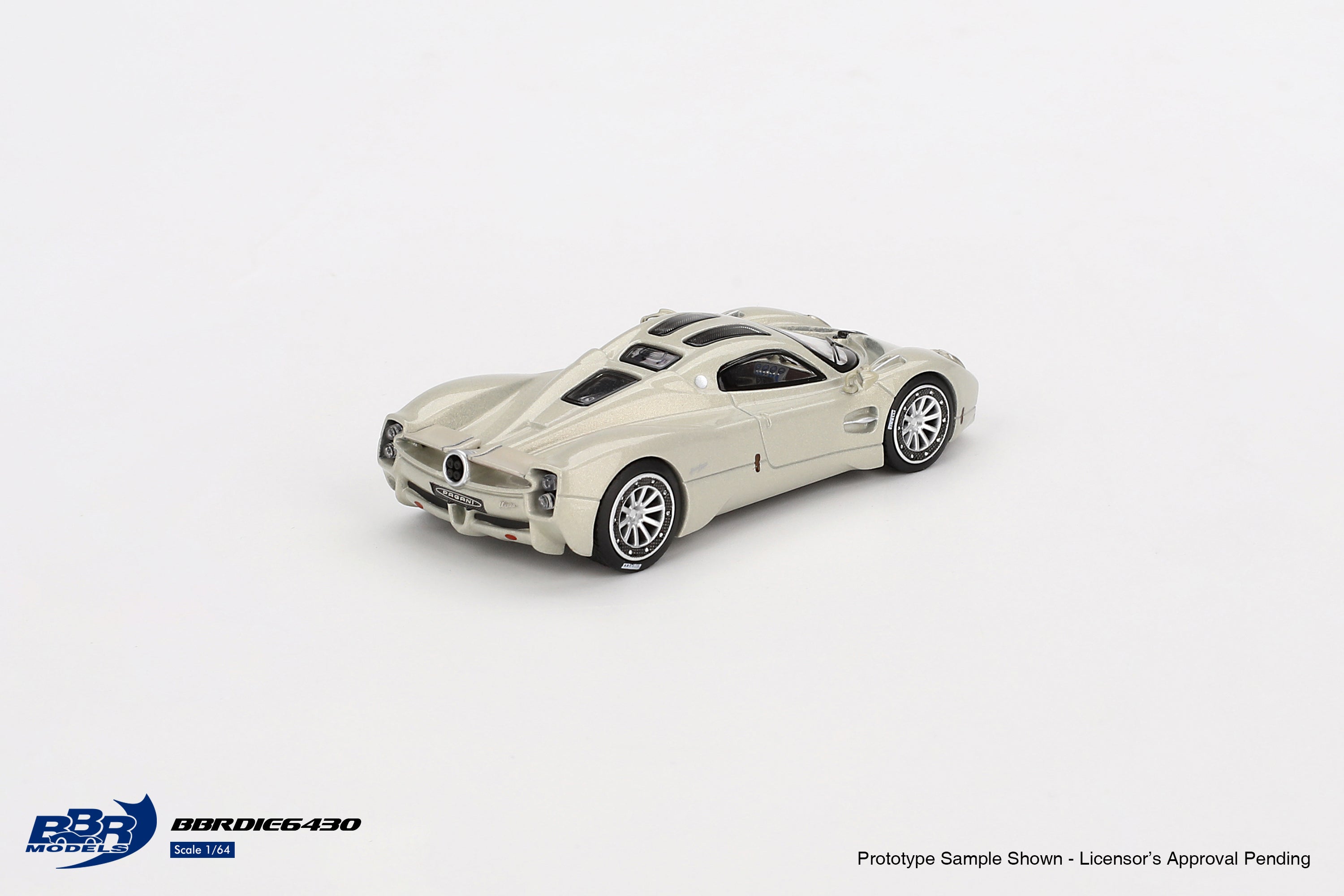 [BBR MODELS] 1:64 Pagani Utopia Presentation Grigio Rinascimento