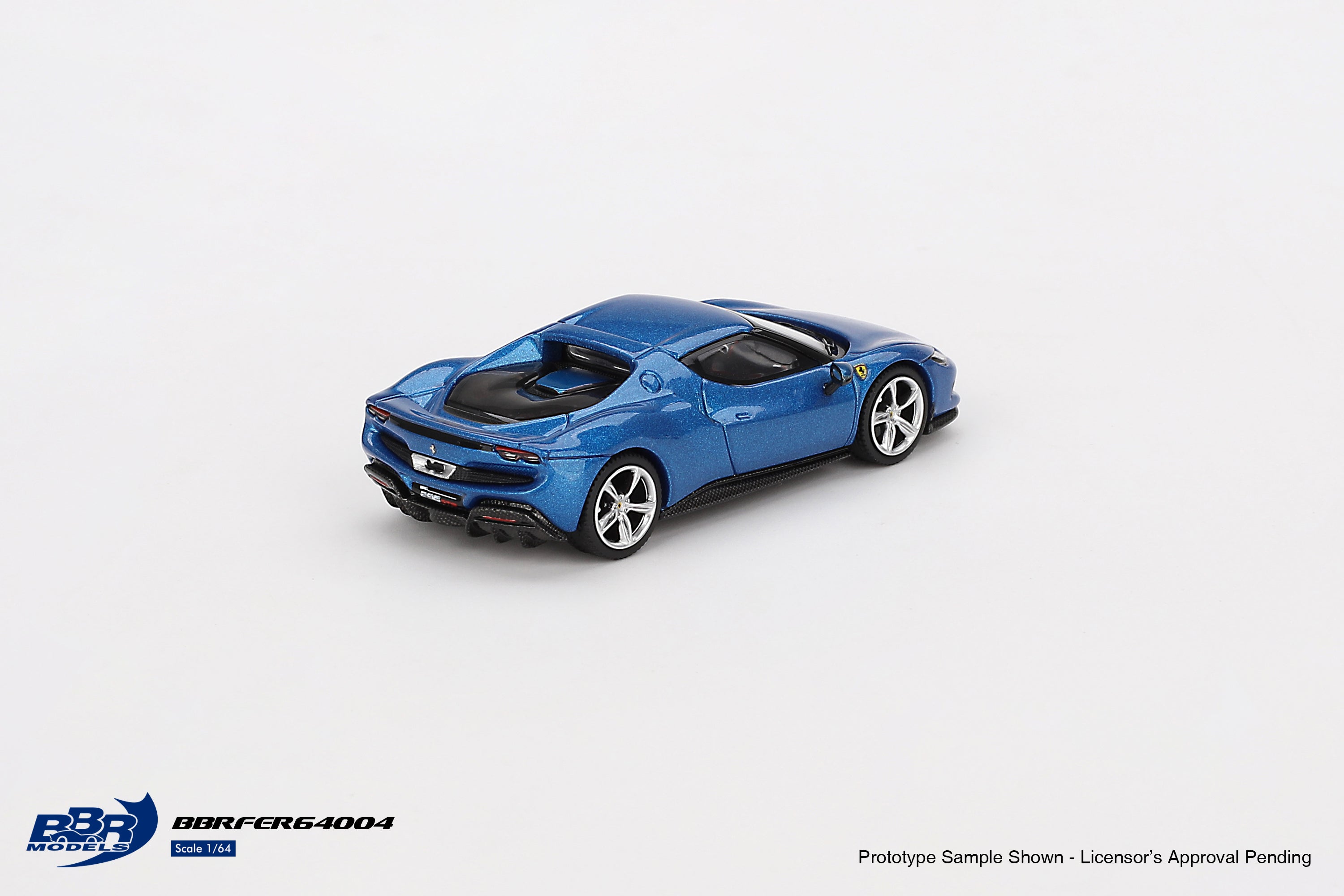 [BBR MODELS] 1:64 Ferrari 296 GTB Blu Corsa