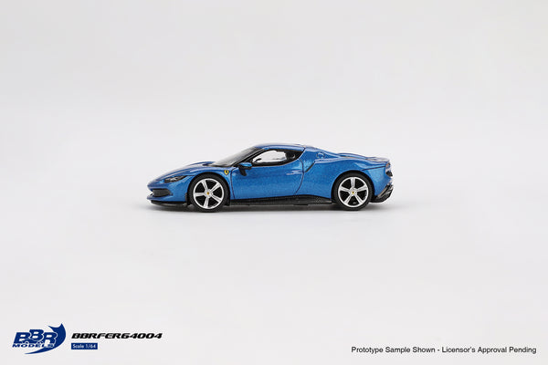 [BBR MODELS] 1:64 Ferrari 296 GTB Blu Corsa