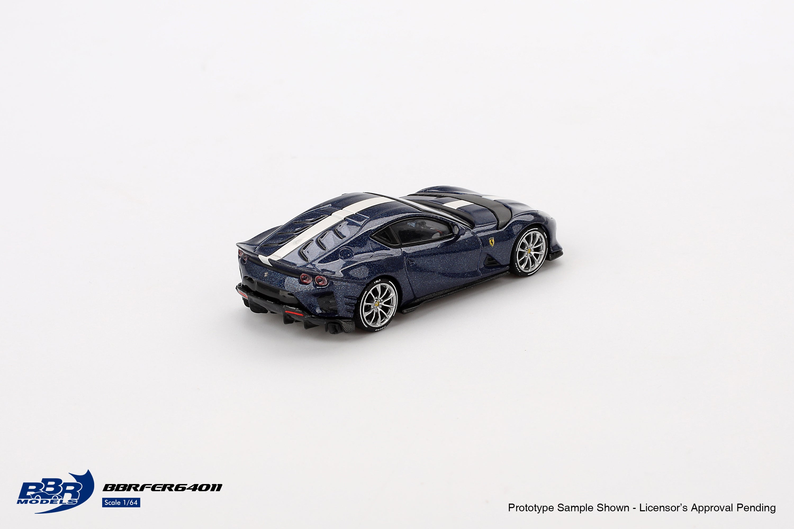 [BBR MODELS] 1:64 Ferrari 812 Competitizone Blu Tour De France