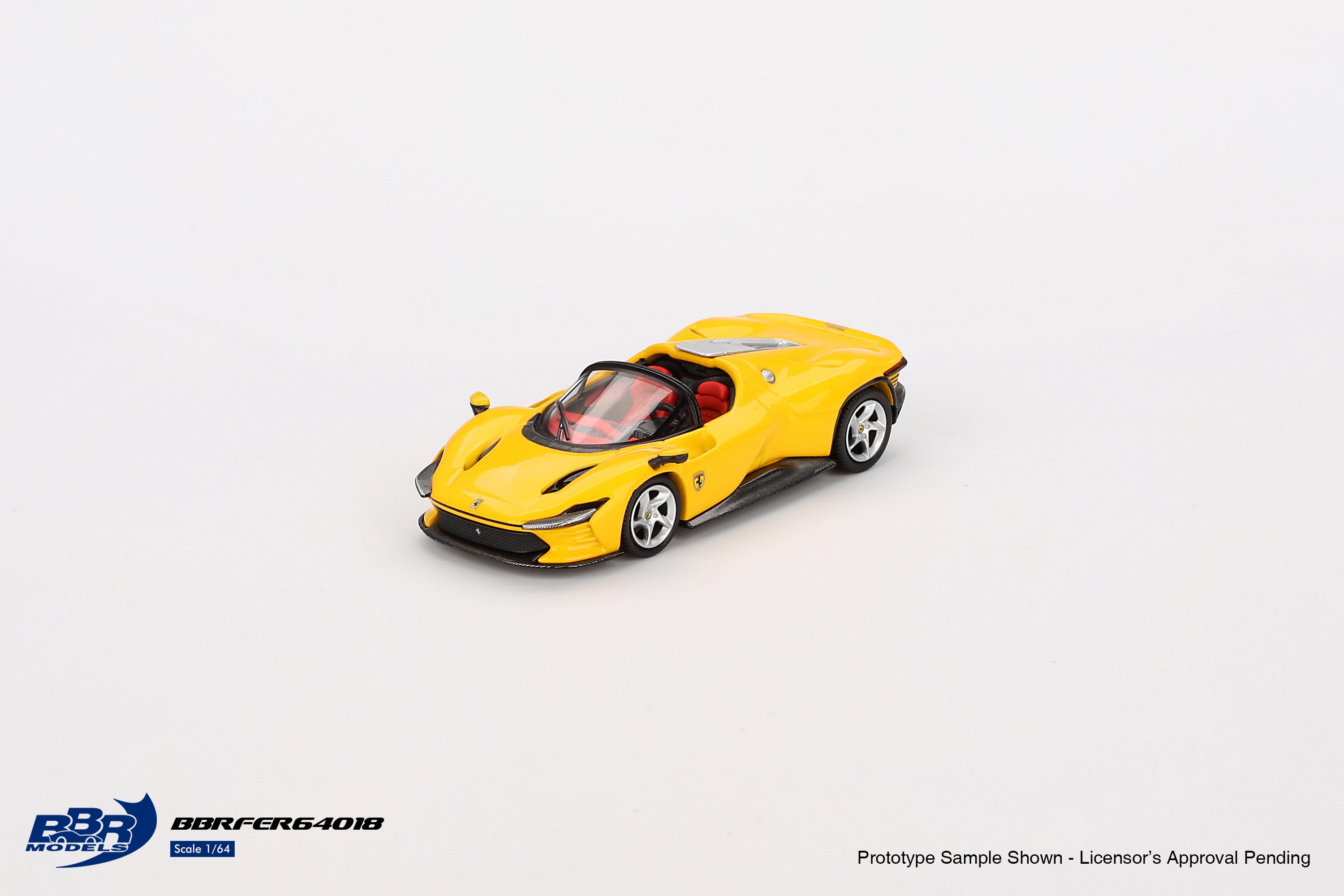 [BBR MODELS] 1:64 Ferrari Daytona SP3 Giallo Modena