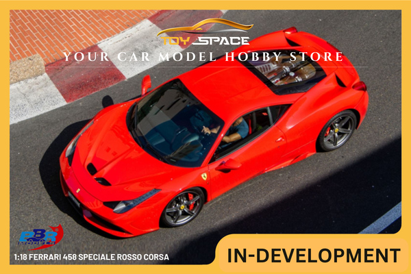 [BBR MODELS] 1:18 Ferrari 458 Speciale Rosso Corsa