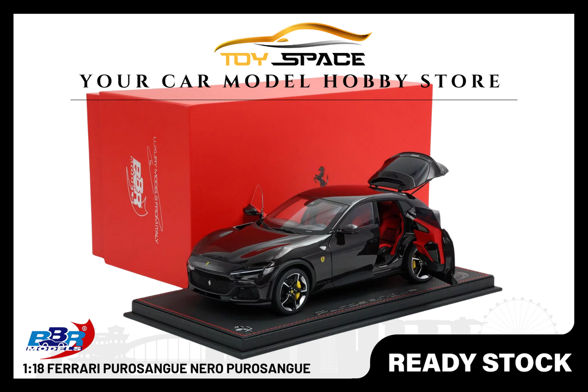 [BBR MODELS] 1:18 Ferrari Purosangue Nero Purosangue