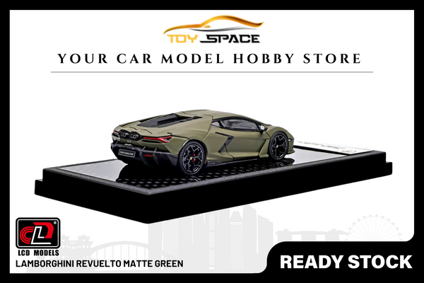 [LCD] 1:64 Lamborghini Revuelto Matte Green